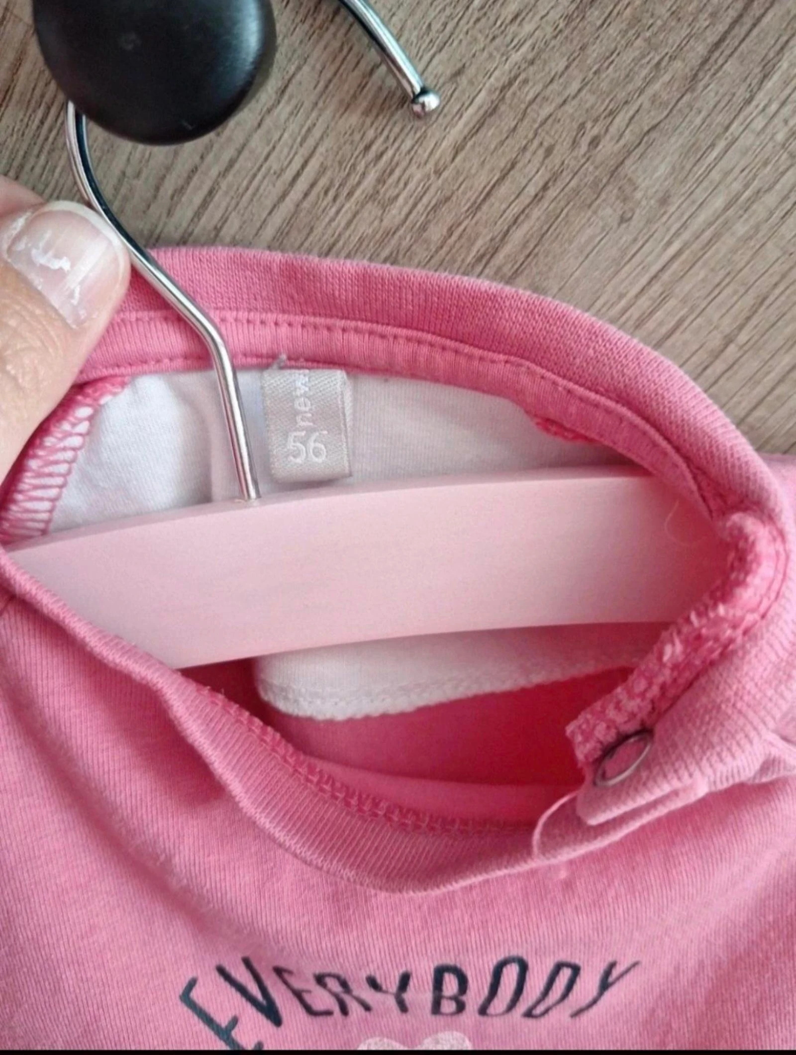 💖 Linda camiseta de manga larga rosa talla 56 – photo 3